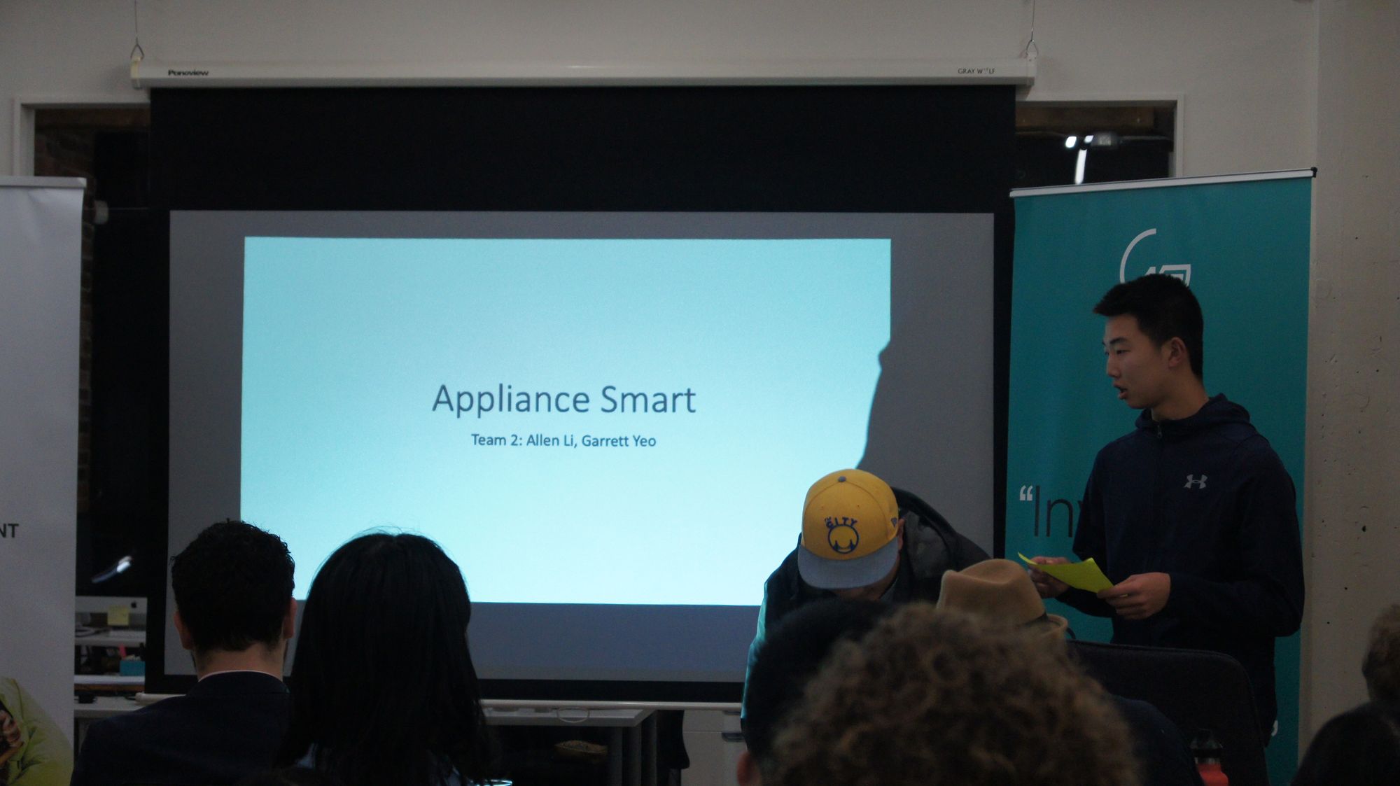 It's Team 2's turn to introduce Appliance Smart.